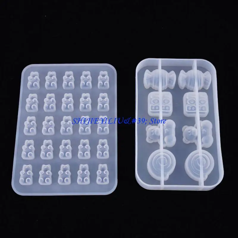 

E21F Handicrafts Necklace Earrings Mold Handmade Jewelry Keychain Resin Casting Mold