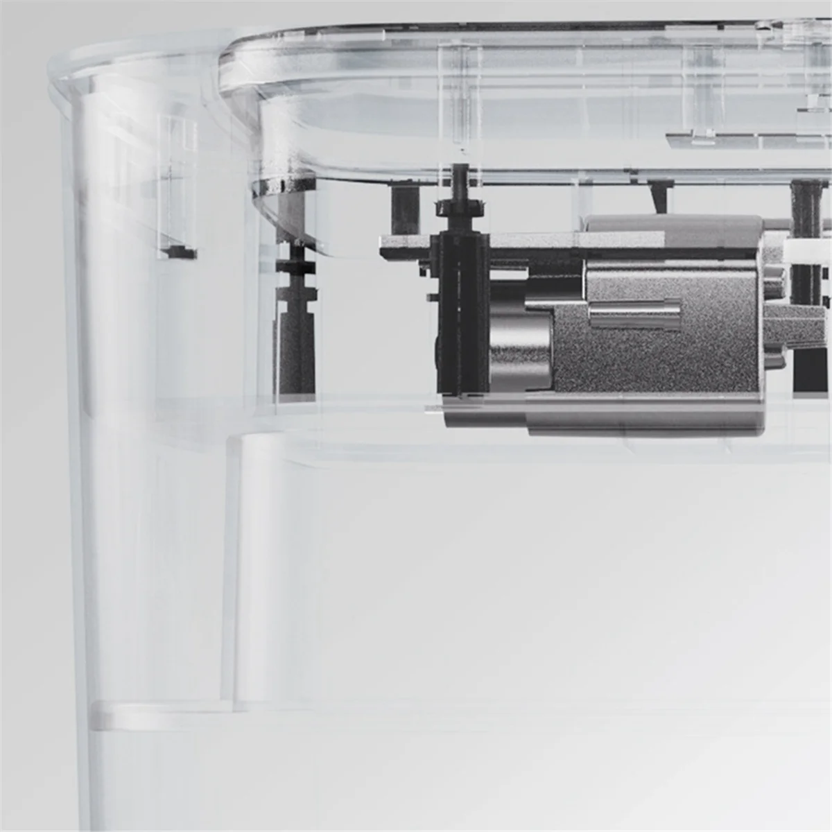 Abgu lata de lixo elétrica automática com tampa, lata de lixo sem contato para casa com tampa, lata de lixo inteligente para escritório, branca