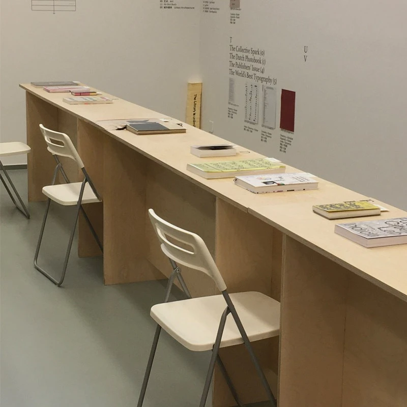 

Modern library office computer desk, workbench ocean board desk reading table