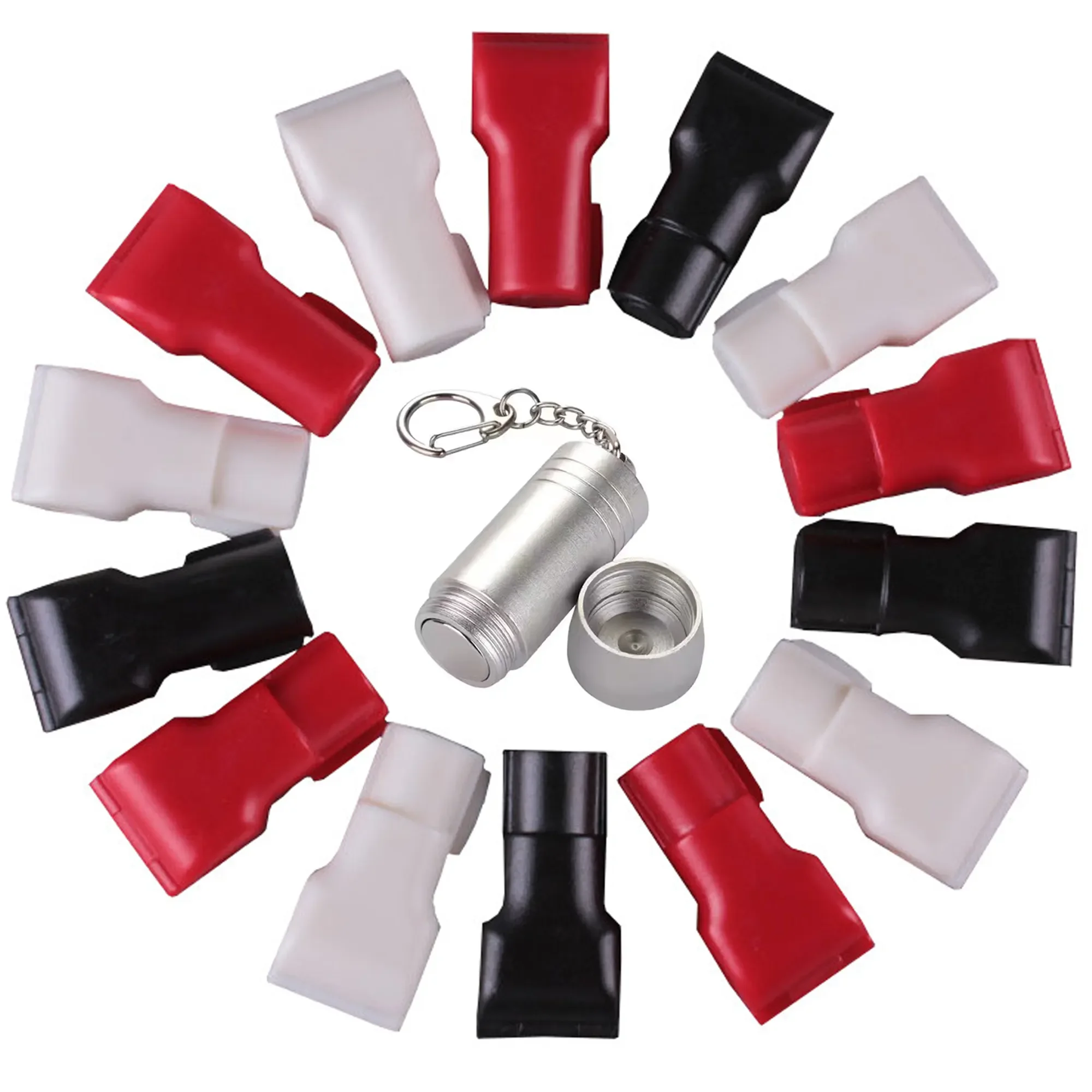 

5 Pieces Stop Lock Key for PegHook Lock Plastic Red Stop Lock Anti-Theft Lock Retail Pin Hook Safety Display Hook Lock