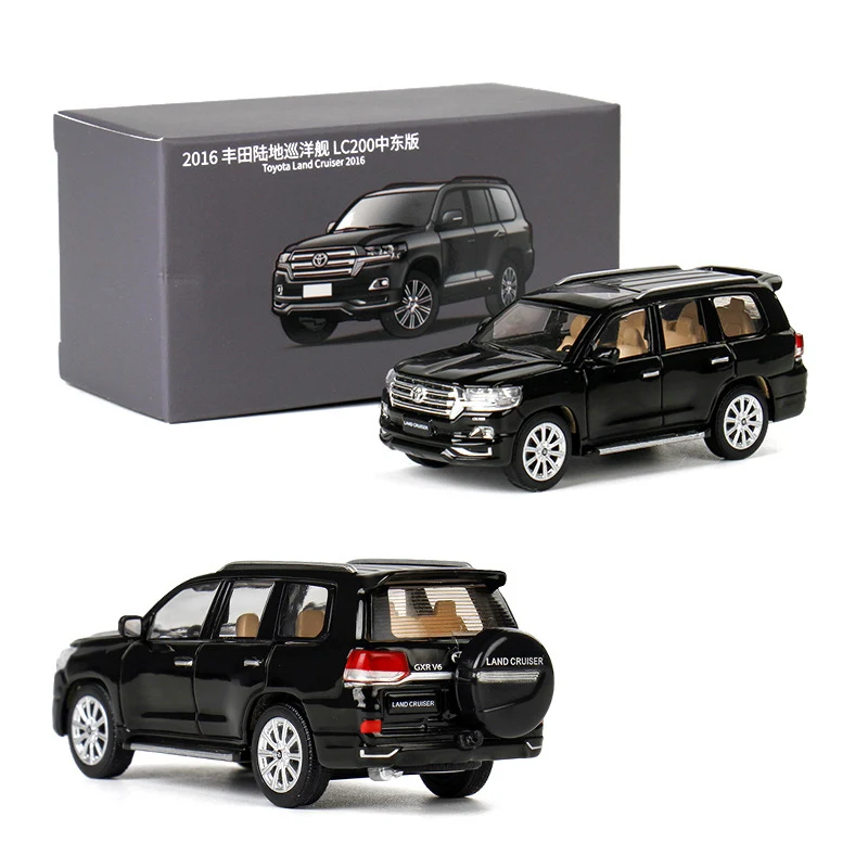 1/64 Toyotas Land Cruiser LC200 2016 SUV Alloy Car Model Diecast