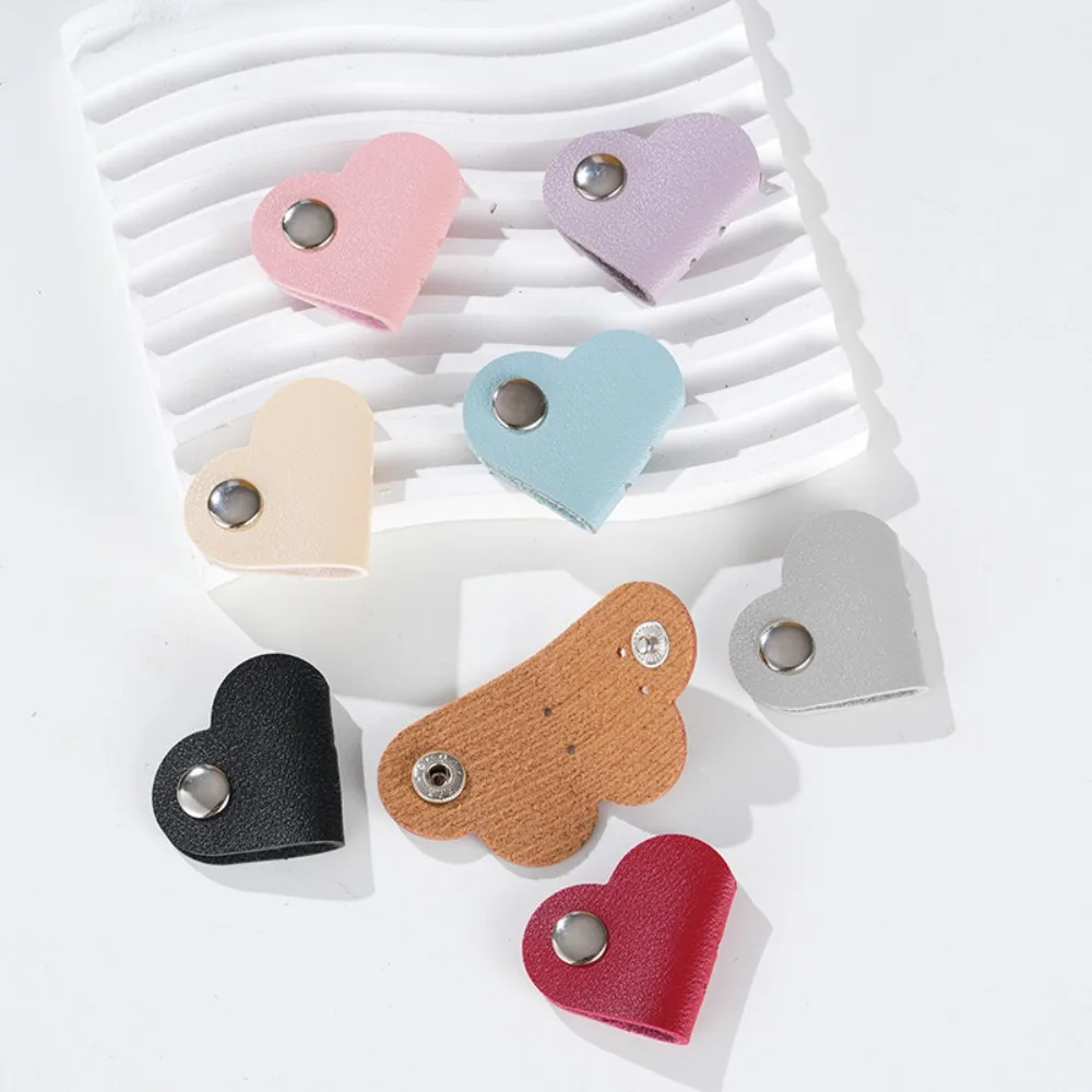 1PC Heart Cord Organizer Earbud Holder Earphones Headphones Cable Winder Earbud Organizer Hub Organizing And Storage Mini Clip