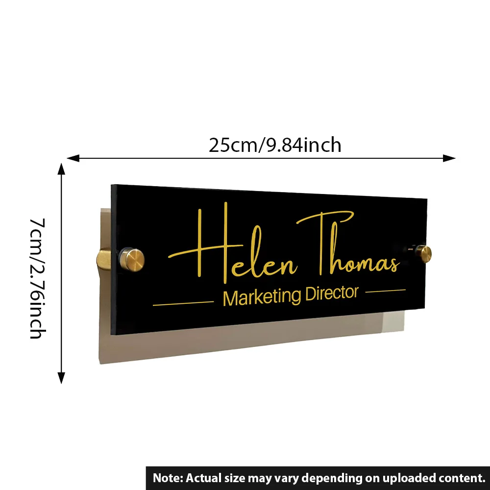 Señal de puerta de madera personalizada, accesorio versátil personalizado de estilo americano, 1 ud. |   Nombre grabado con láser, regalo personalizado DIY para el hogar Dai