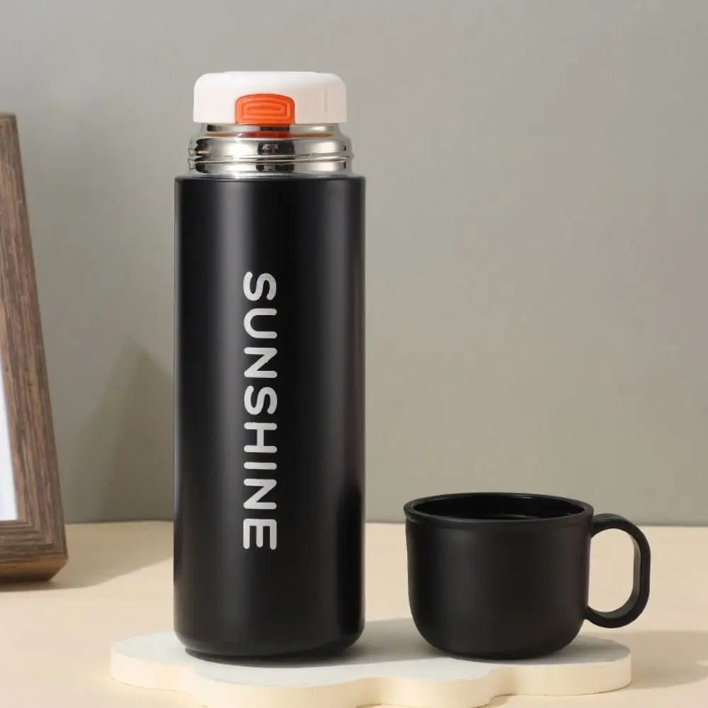 

Portable Stainless Steel Insulation Cup Fashion Large Capacity Thermal Flask 500ml Coffee Mug Car