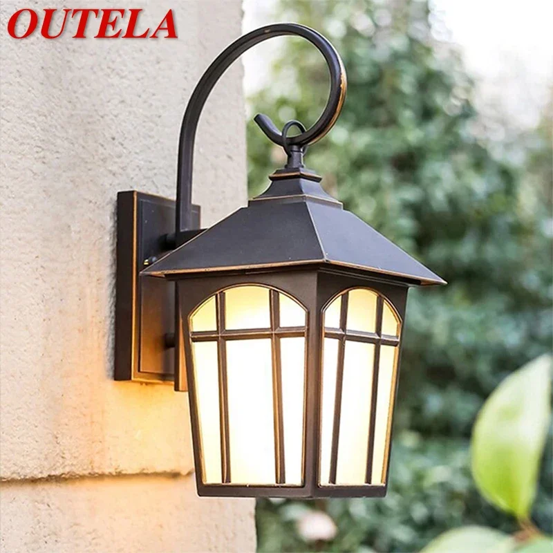 

OUTELA Contemporary LED Outdoor Wall Lamps Electric Simplicity Waterproof Balcony Hallway Courtyard Villa Gate Hotel