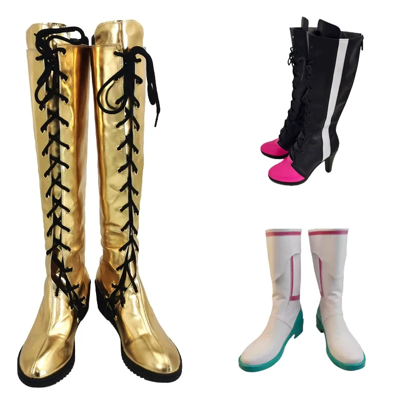 

V3 Megurinee Luka Boots Косплей Вечеринка Хэллоуин Обувь на заказ