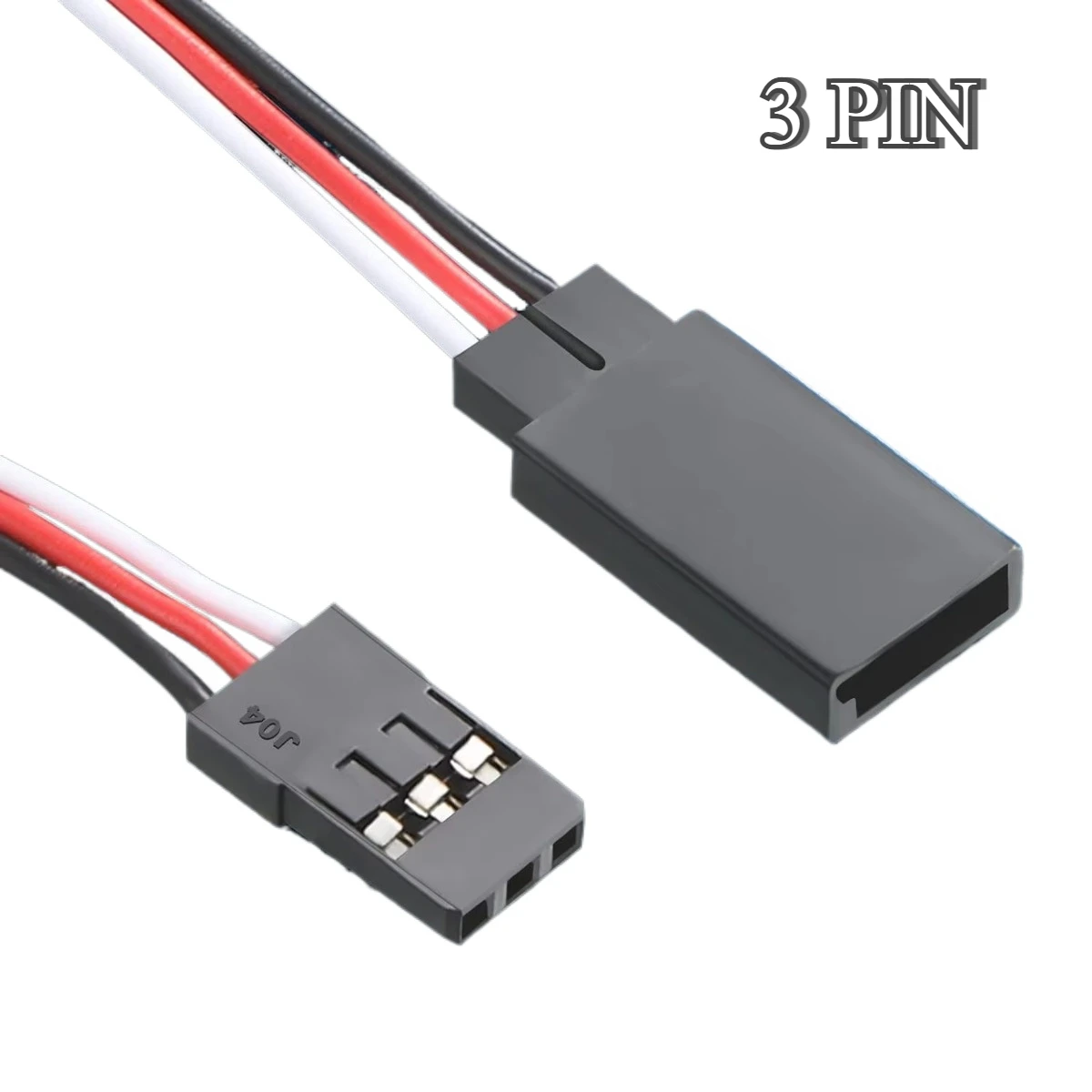 1 peça 15/30/50cm 1to1 1to2/1 a 3/1 a 4 rc servo cabo de extensão futaba 3 pinos jr plug divisores macho para fêmea para modelo rc