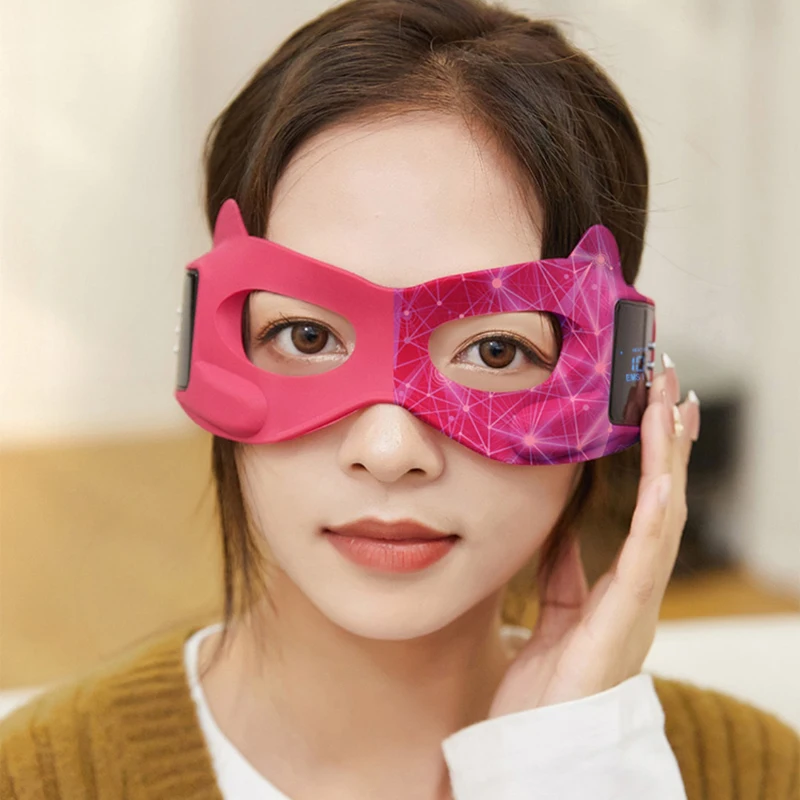 Eye Massager  Anti-wrinkle Vibrating Hot Compress Slow-lifting Firming Anti-aging With Beauty Instrument Eye Mask