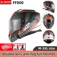Capacete Original LS2 FF800 Motorcycle Helmet Ls2 STORM Full Face Dual Lens Helmets Casco Moto with Free Anti-fog System