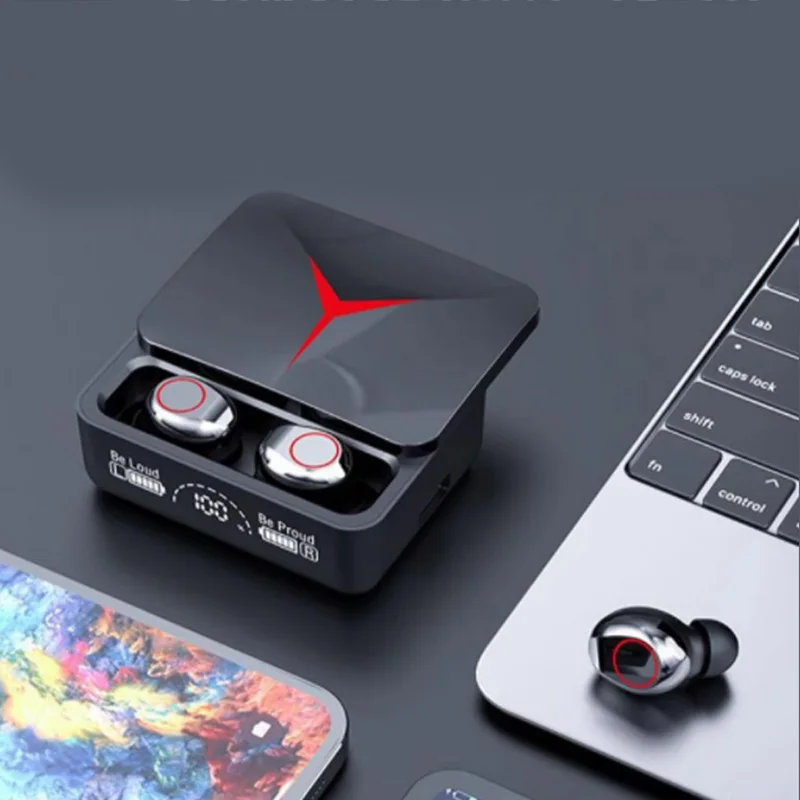 TWS Wireless Bluetooth Earphones Touch Control Gaming Headsets HIFI Stereo Sound Noise Reduction Headphones With Mic For iPhone