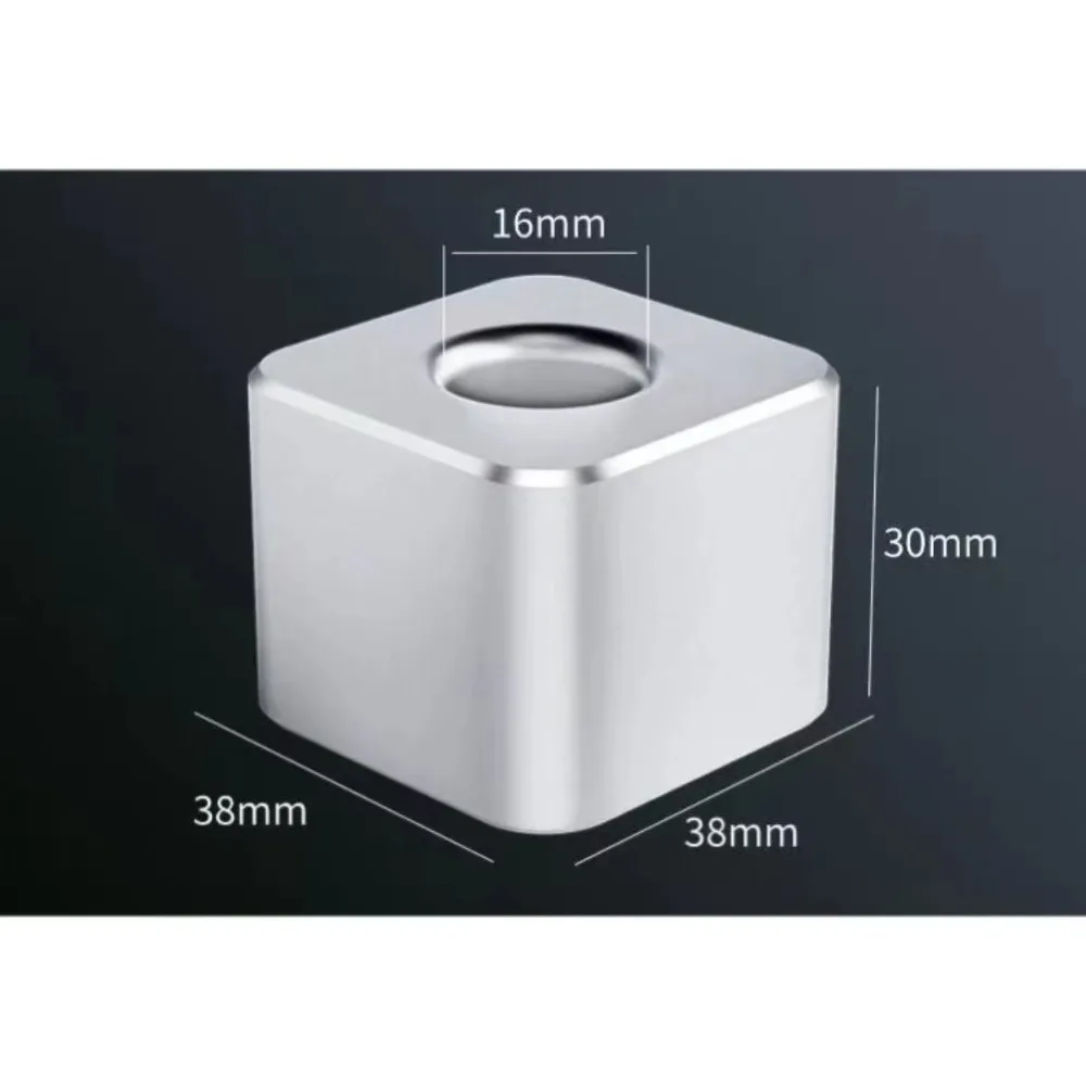 Tragbarer Metall-Stifthalter, Aluminium-Stifthalter mit rutschfester Unterlage – vielseitiger Schreibtisch-Organizer für Badezimmer und Bürobedarf. – Detail 3
