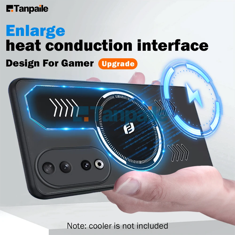 

Tanpaile Cooling Magnetic Phone Case For Huawei Honor 90 Pro V40 Lite 50 30S 30 20 Shockproof Graphene Heat Dissipation Cover