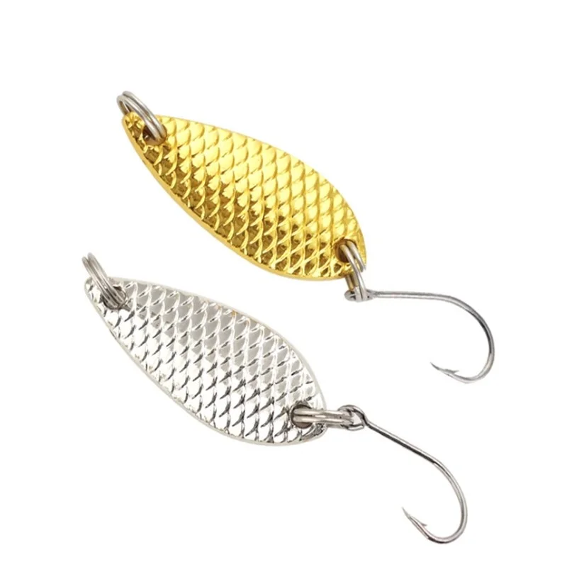 1 sztuk 1.5g 2.5g 3.5g Mini łyżka wędkarska przynęta Wobbler Metal Vib wibracje Spinner tonąca twarda przynęta Pesca Accesorios