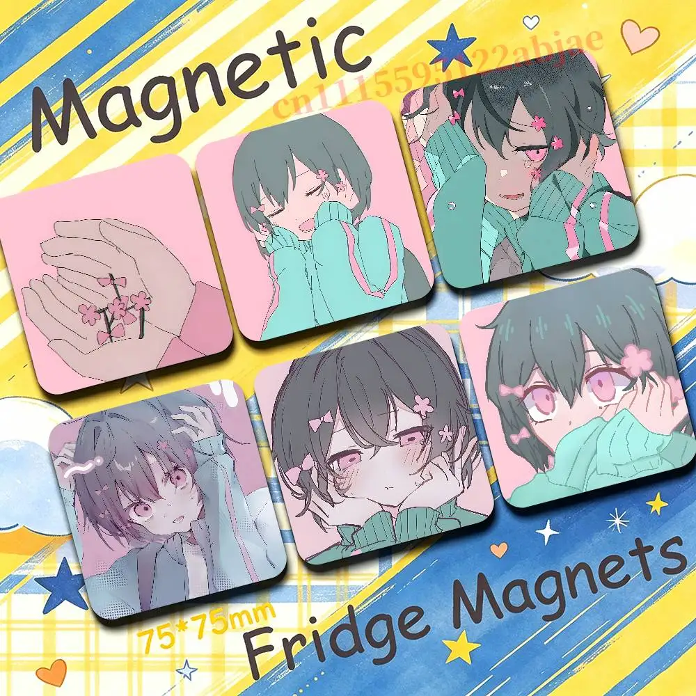 K-Kyu kurarin iyowa Fridge Magnetic Magnet PVC Memorial Decor for Family Friends Students Adults