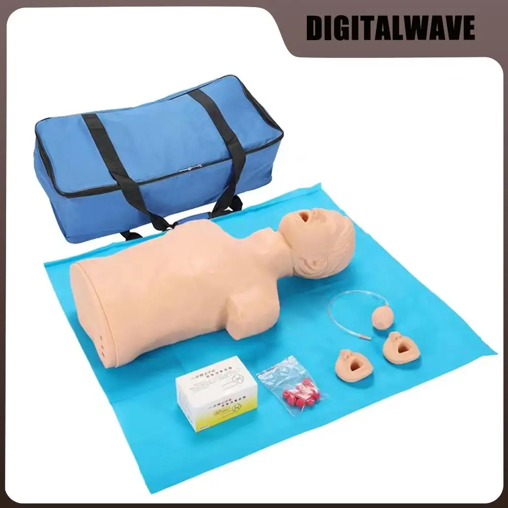 

Medical Science Adult Obstruction Model Half Body CPR Training and Choking Manikin