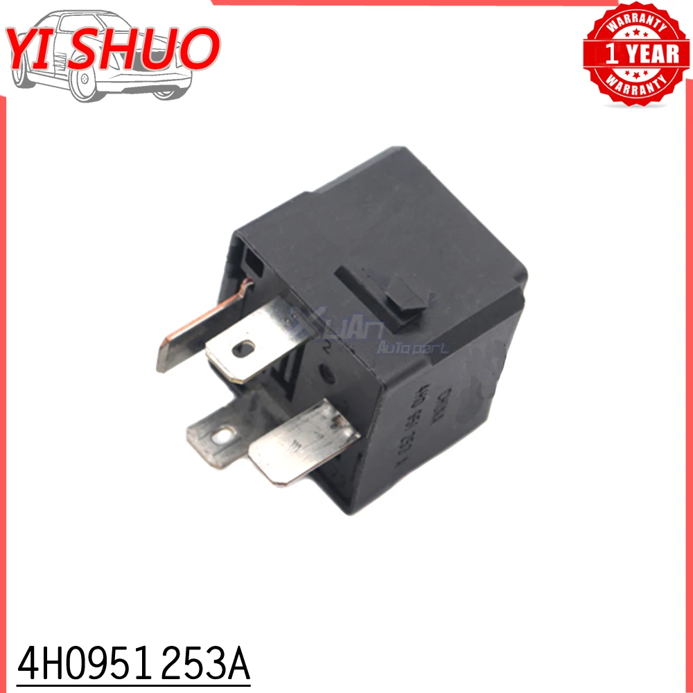 Car 4H0951253A Fuel Pump Relay Cooling Fan Relay NO.645 for Audi A4 A6 Q3 for Volkswagen Phaeton Golf Tiguan 4H0 951 253 A