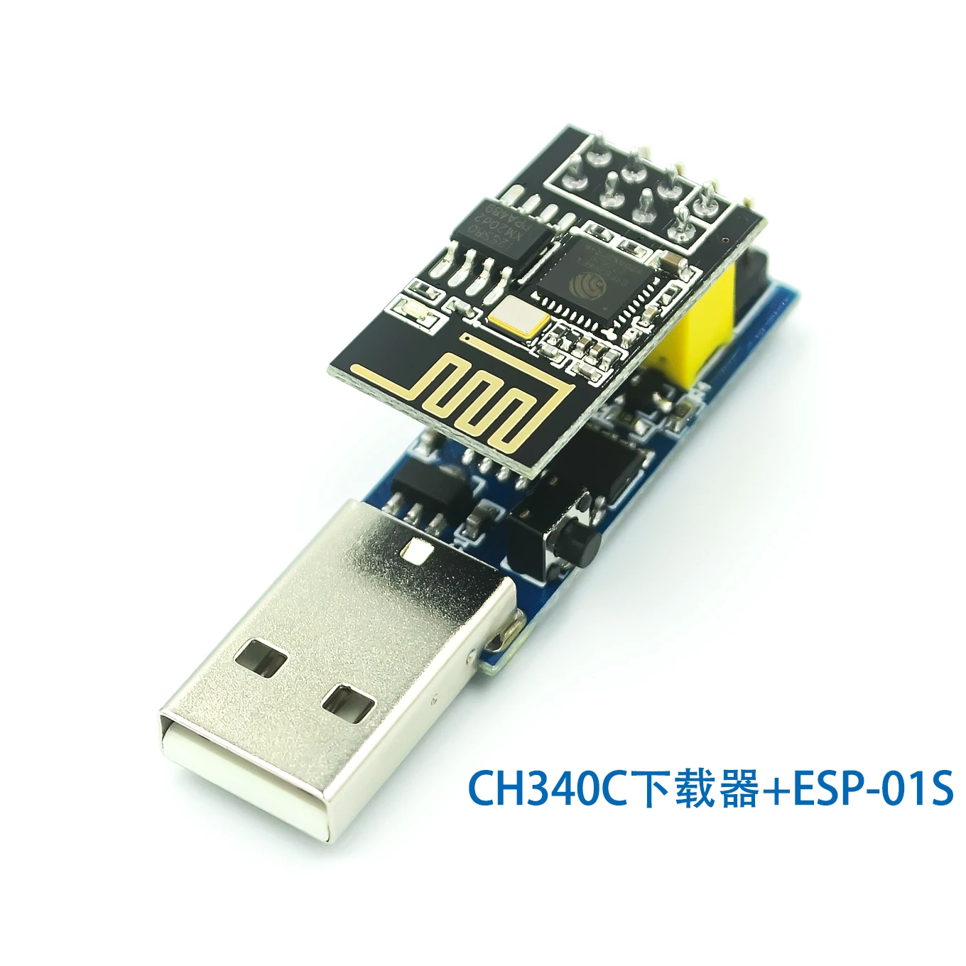 CH340C USB ESP8266 ESP-01 ESP01S Prog WIFI Downloader Module Developent Board for Arduino Programmer Adapter image 3