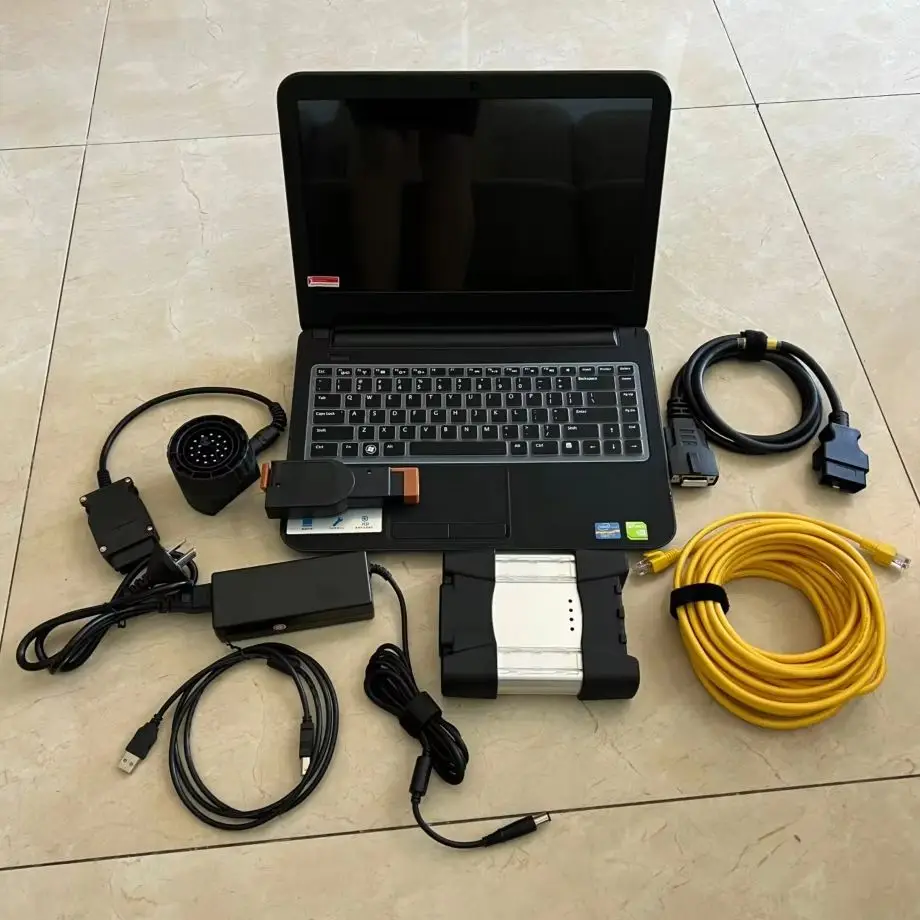 

New Laptop E3421 i5 8g with OBD Tool for BMW ICOM Next Diagnostic Scanner with V2025.05 Expert Software 960gb SSD Win10