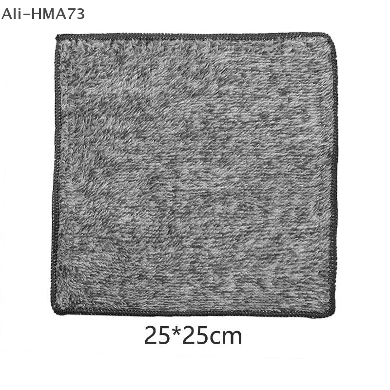 

2025 5Pcs/Lot Kitchen Washing Dish Rags Cleaning Cloth High Absorbent Fiber Thickened Dishcloths Household Wipe Towels