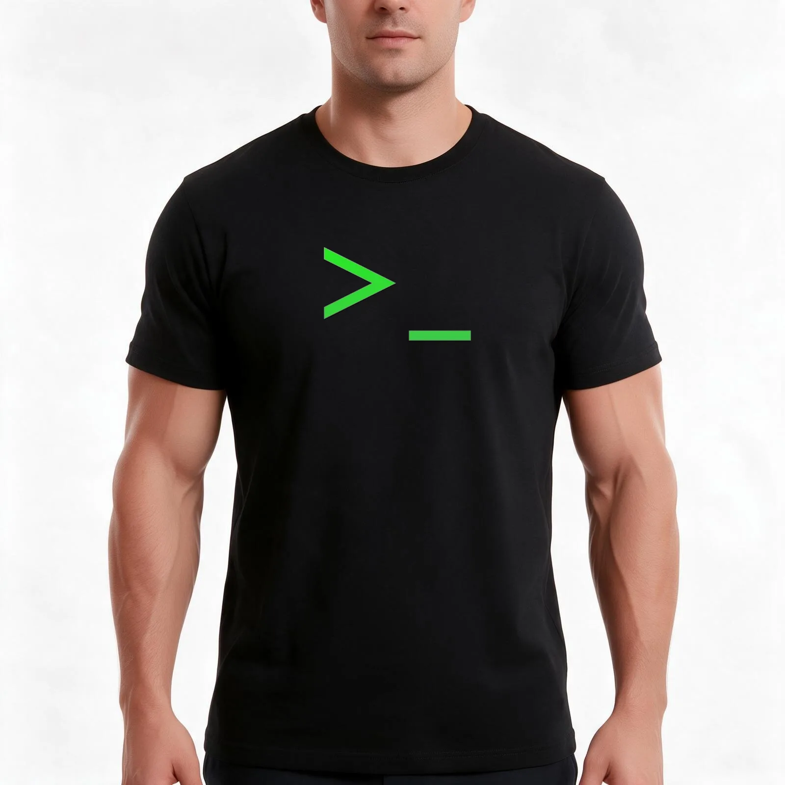 Command Prompt T-Shirt, Summer Casual Cotton Tee, Oversized Streetwear Tops, Vintage Graphic Print, Loose Fit Short Sleeve