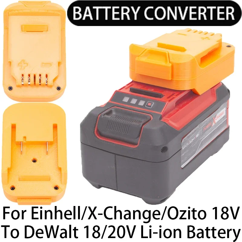 

Battery Adapter for DEWALT 18/20V Li-ion tools to Einhell/X-CHANGE/OZITO 18V Li-ion battery adapter Power tool accessories