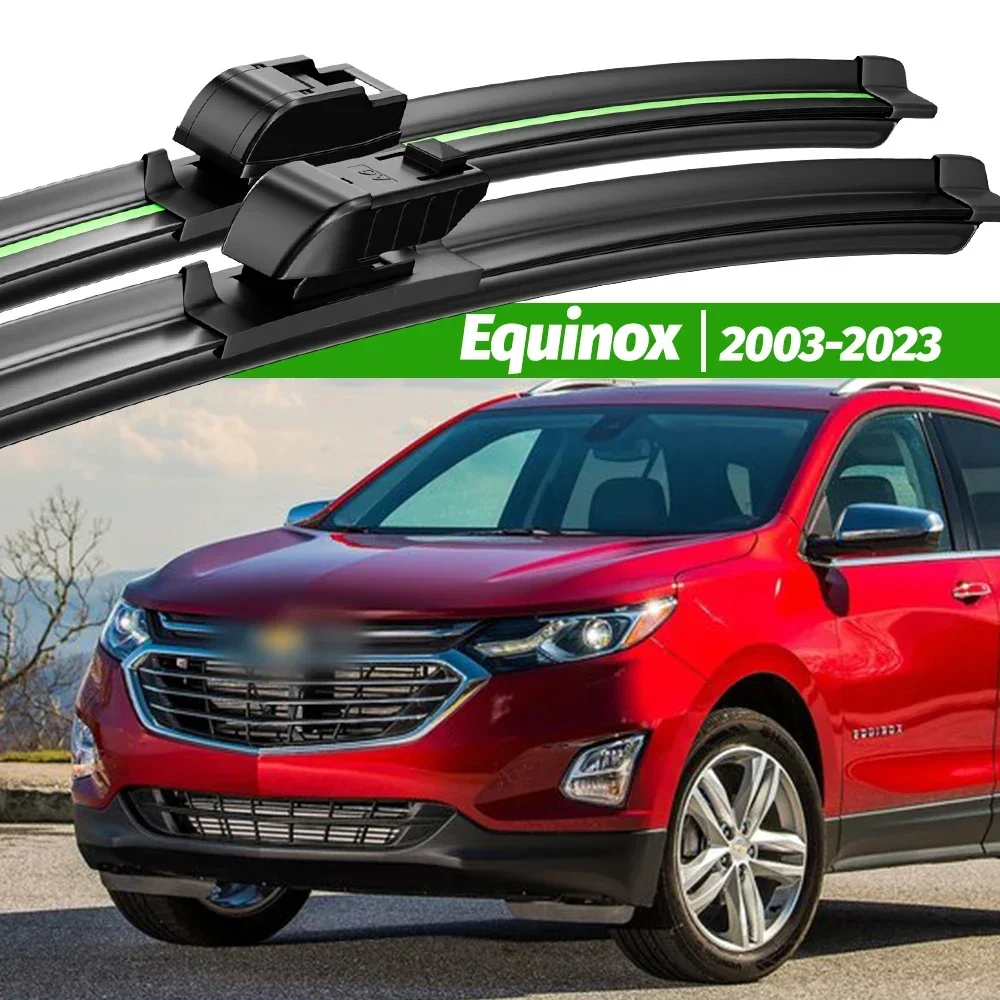 

For Chevrolet Equinox 2003-2023 2pcs Front Windshield Wiper Blades 2004 2010 2017 2019 2020 2022 Windscreen Window Accessories