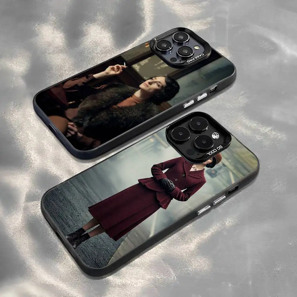 

P-B-Lizzie Stark Phone Case For iPhone 17,16,15,14,13,12,11 Plus,Pro Max,XS,Colorful Silver Phone case Funda Cover