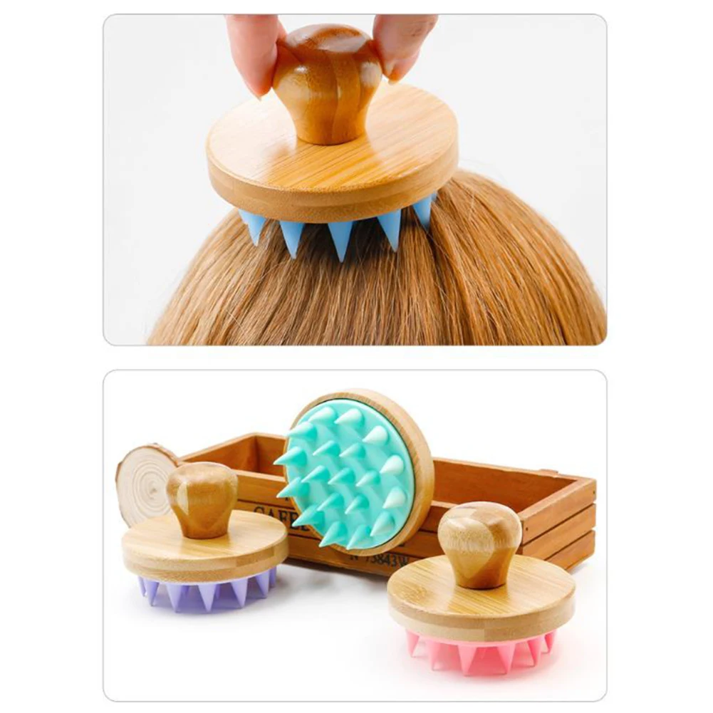 1pcs Massager  Shampoo Brush Multifunctional Household Shower Hair Scalp Scrubber Exfoliator For Scalp Care Wholesale