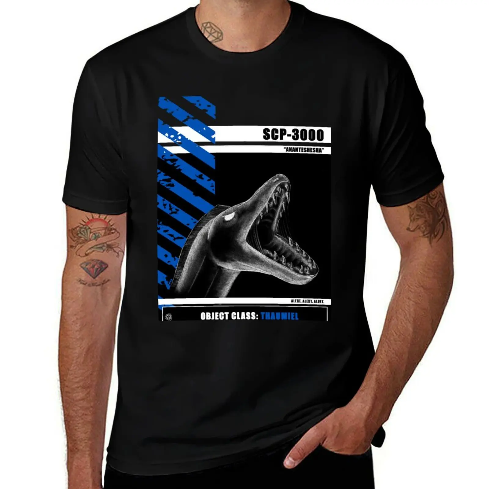 SCP-3000 “ANANTESHESHA” T-Shirt Summer Casual Loose T-Shirt