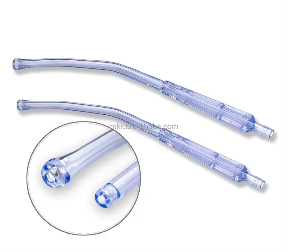 Medical Consumables Disposable Medical PVC Suction Connecting Tube  Yankauer Handle Cannula