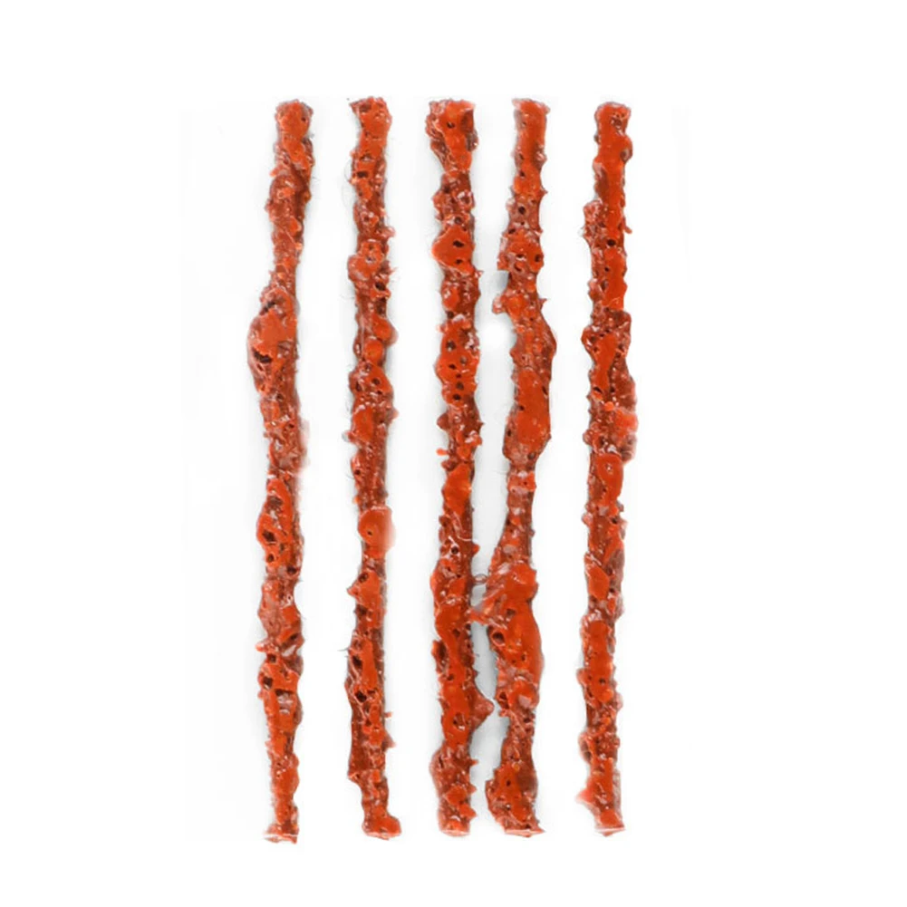 

50pcs Rubber Strips Brown Bike Tubeless Tire Repair 1.5x50mm Cycling Accessories for Road Mountain Bikes for Bicycle Tires