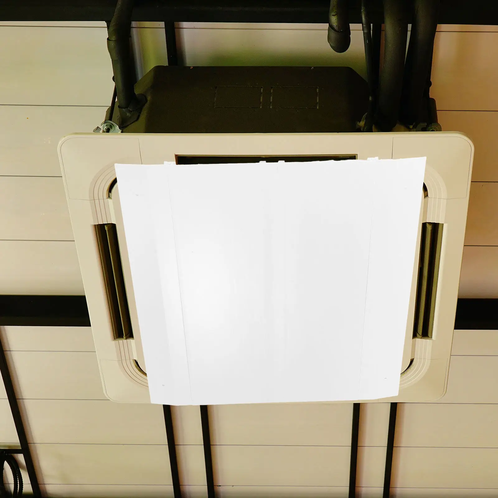 Air Conditioner Vent Deflector Square Ceiling AC Wind Guide for Central Units Adjustable Easy Clean