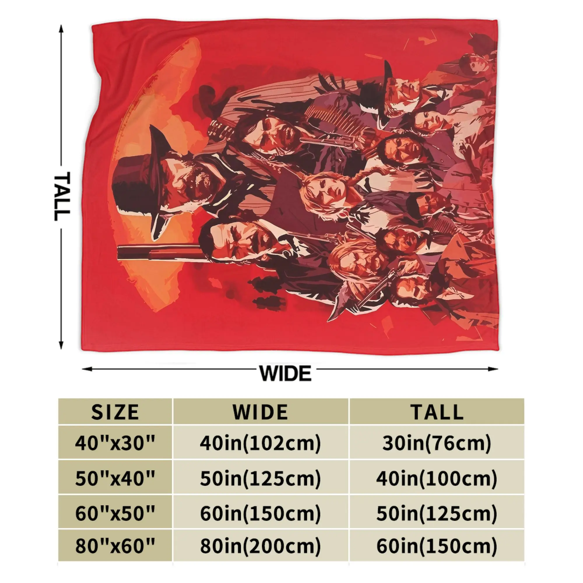 آرثر مورغان RDR 2 بطانية جودة دافئة رمي بطانية الشتاء السفر مكتب ديكور المنزل طباعة المفرش