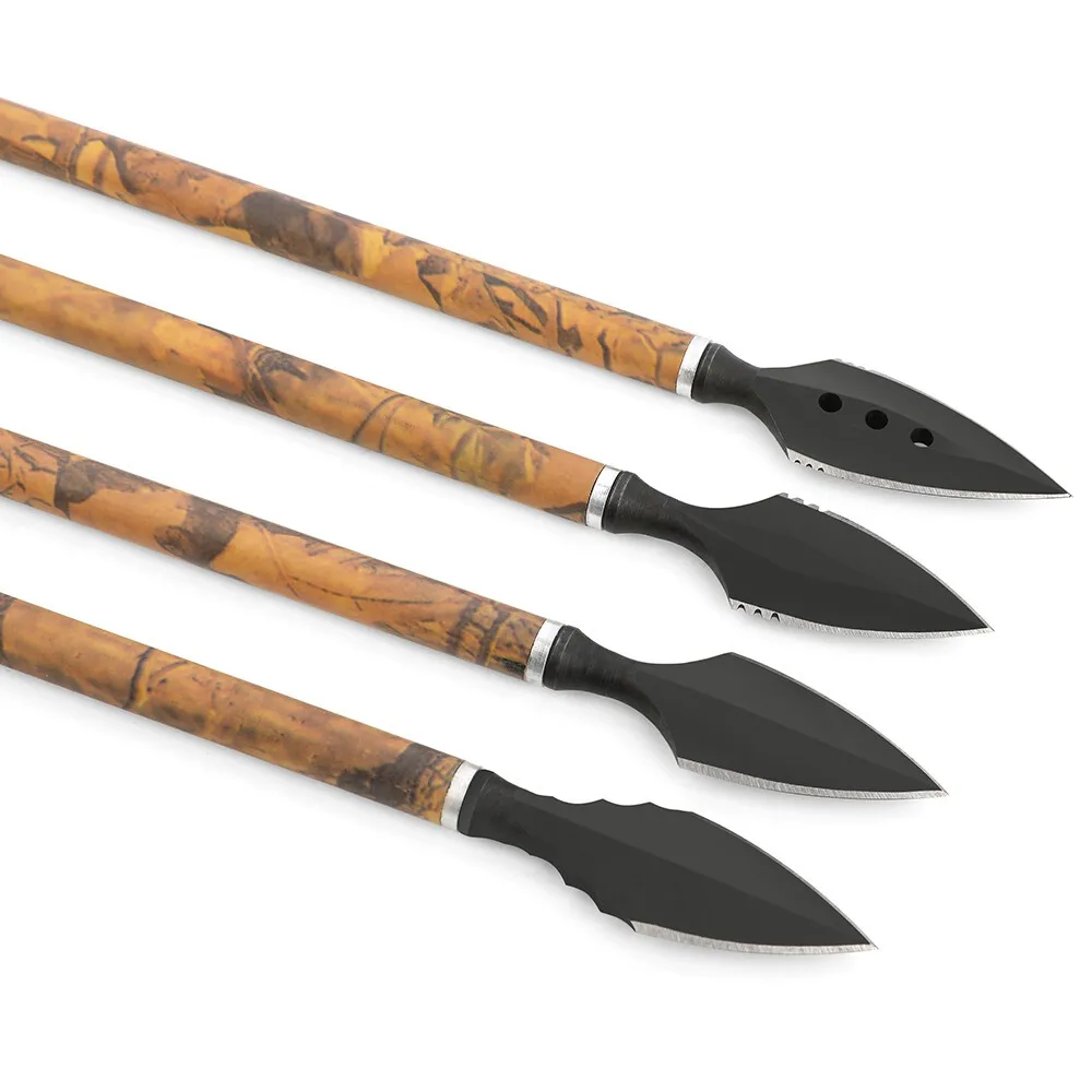 6x الصيد السهم الصلب برودهيدس القوس الرماية الرماية الهدف السهم نقاط المسمار في نقطة القوس الصيد 8/32 موضوع قياسي #3