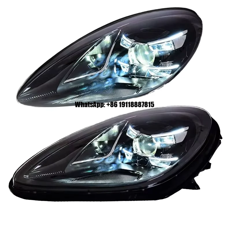 

For Macan 95B 2014-2018 New 12V LED Matrix Headlights Plug and Play Installation Lossless