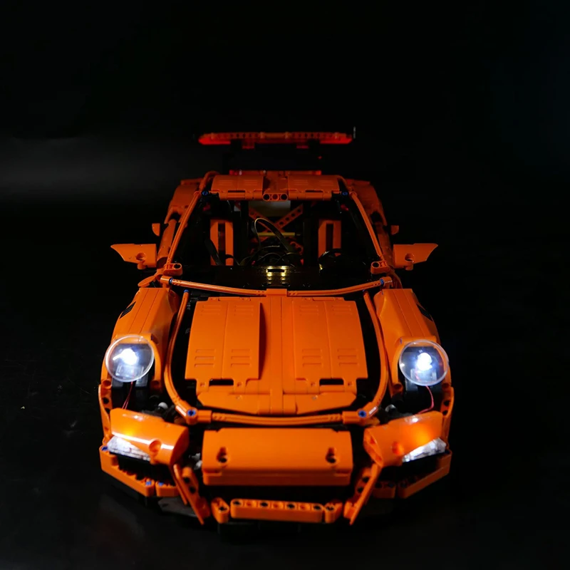 Compatible with 42056 911 GT3 race car LED lights (LED lights only, brick models not included)