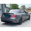 탄소 섬유 리어 덕테일 윙 V 타입 스포일러, 벤츠 W205 C260 C43 C63 쿠페 AMG, C 클래스 4, 2 문짝 트렁크 액세서리 2