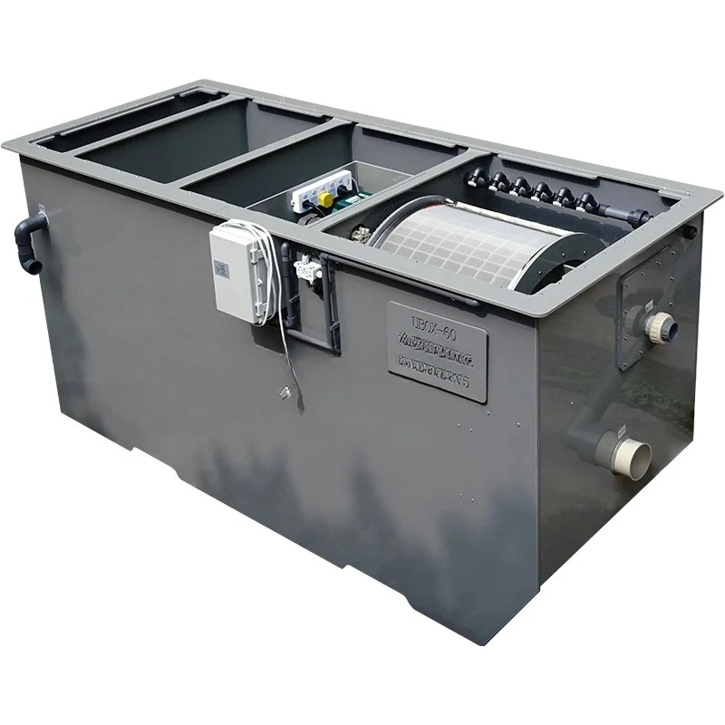 Koi fish pond filter intelligent automatic water purification circulating water filtration system
