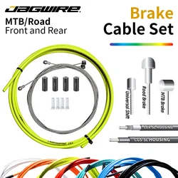 JAGWIRE MTB Road Bike Cable Set Non-lubed Brake 5mm CEX Cable Set Mountain Bicycle Derailleur Cable Housing Kit Universal Parts