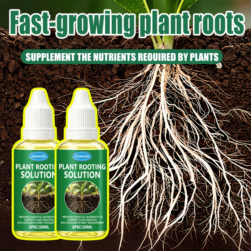 Magical Plant Rooting Agent, Highly Effective Nutrient Solution for Germinating Plants and Protecting Their Roots, Suitable for Garden, Lawn, and Horticultural Plants, Reusable, for Garden Use