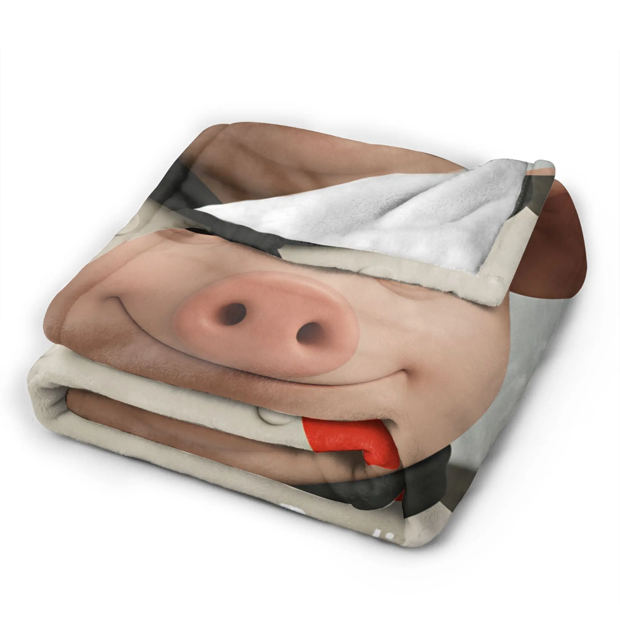 John Pork is Calling Blanket Warm Soft  Throw Blanket Winter Boy Girl Sofa Home Travel Bedspread