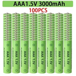 Батарея AAA1.5V, 3000 мАч, литий-ионная аккумуляторная батарея 1,5 В, AAA для часов, мышей, компьютеров, игрушек, так далее + бесплатная доставка