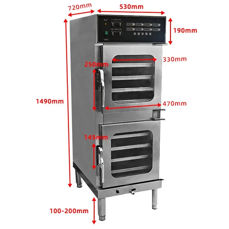 Hotel Catering Equipment Heat Banquet Cabinet  Kitchen Large Capacity Food Warmer Cart Insulated Dining Car Stainless Steel