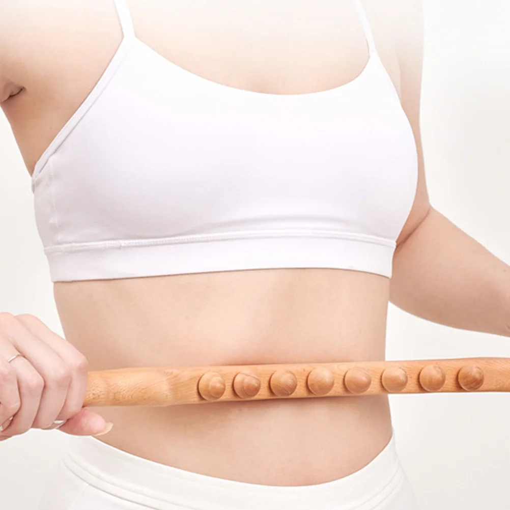 

Деревянная массажная палочка, ручной массажер для акупунктурных точек, массажный стержень для ног, прочная гладкая поверхность, ручной инструмент для облегчения мышц