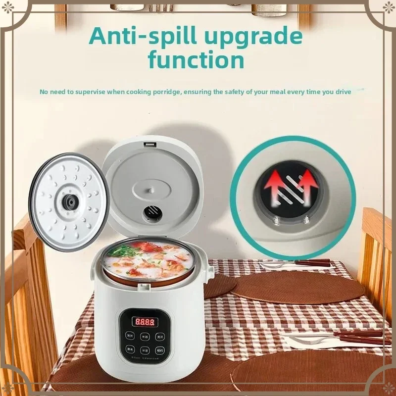 

Надежная мини-рисоварка 2 л, 12 В/24 В, для автомобиля и дома, универсальная для грузовиков и легковых авто, 2026