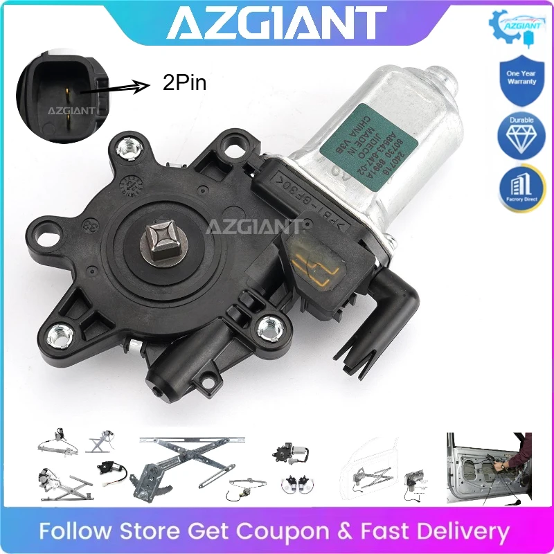 

AZGIANT Car Window Glass Lifting Motor Front Right Electric Lifting Motor for Nissan TIIDA C11Z 2005-2010 Brand New 80730-8991A