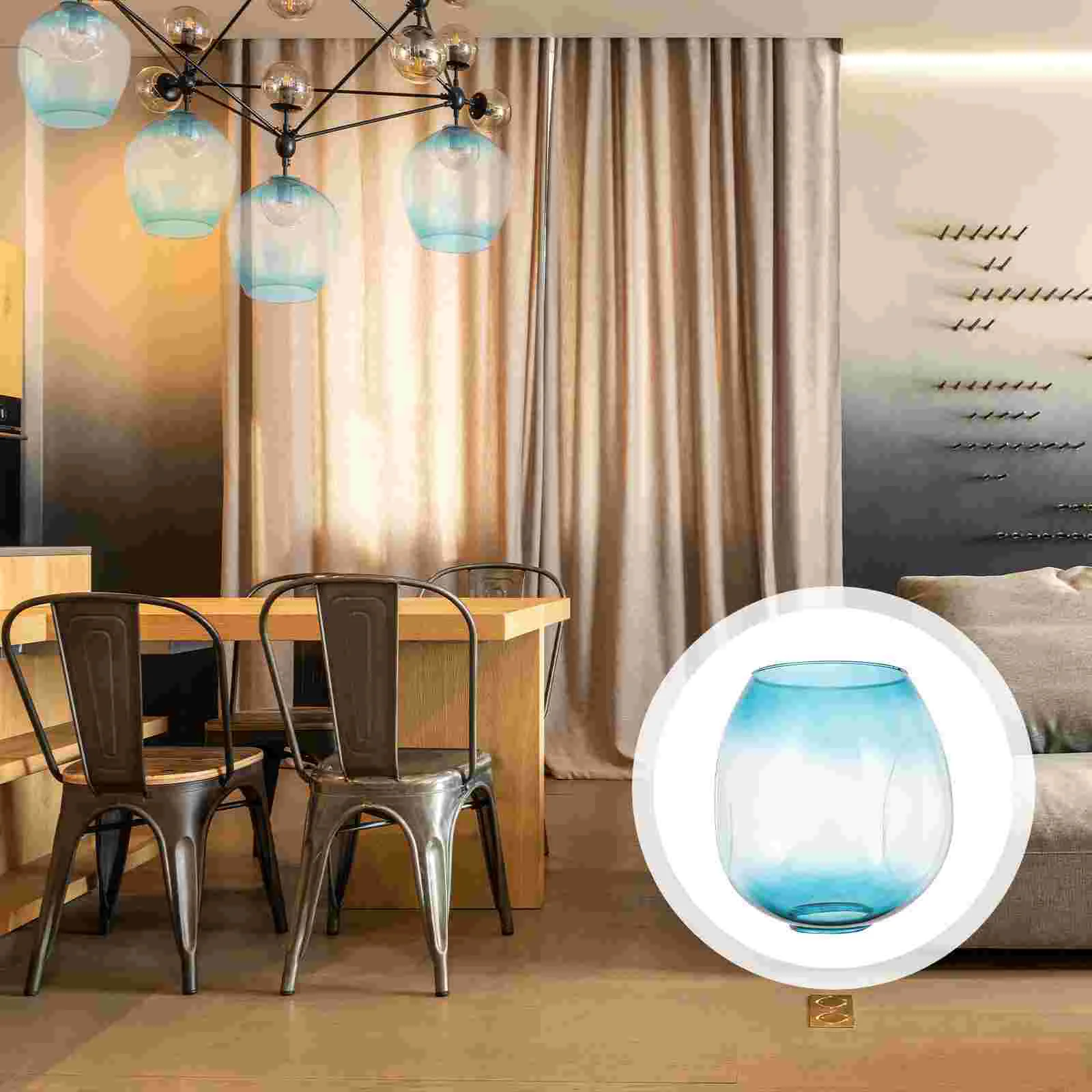 Glass Lampshade Exquisite Nordic Light Accessory Delicate Simple European Transparent Durable Housewarming Gift Retro Decor