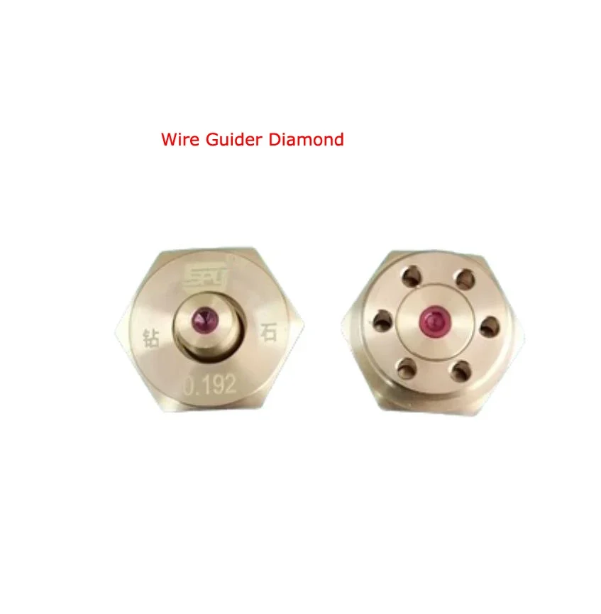 Imagem -06 - Edm Peças 0.192 mm Molibdênio Wire Guider Ruby Diamond 0.195 mm Guia para Medium Velocidade Wire Cut Machine Acessórios