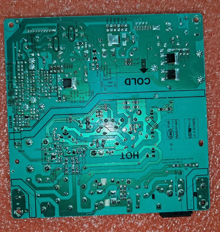 PW.A90W2.781 لوحة طاقة تلفزيون LED مع تيار مستمر، تم اختبارها جيدًا، صورة مادية