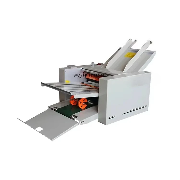 ZE-8B/2 Standard High Speed Manual Manufacturing Booklet Paper Folding Machine with Engine PLC Pump-CE Certified 80m/min
